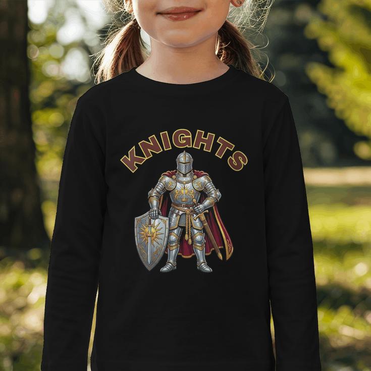 Women's Knights Back To School Spirit Graphic Toddler Long Sleeve Tee Women's Knights Back To School Spirit Graphic Toddler Long Sleeve Tee
