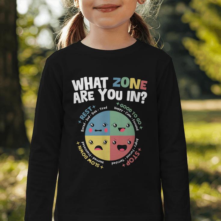Zones Of Regulation School Counselor Back To School Emotion Graphic Toddler Long Sleeve Tee