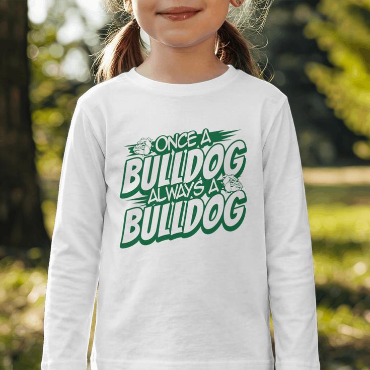 Always A Bulldog Back To School Spirit G Performance Graphic Toddler Long Sleeve Tee Always A Bulldog Back To School Spirit G Performance Graphic Toddler Long Sleeve Tee