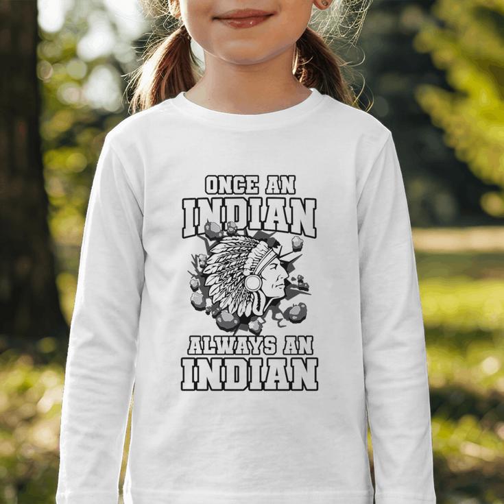 Always An Indian Back To School Spirit Premium Tri-Blend Graphic Toddler Long Sleeve Tee Always An Indian Back To School Spirit Premium Tri-Blend Graphic Toddler Long Sleeve Tee