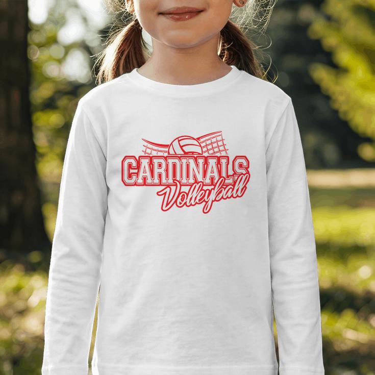 Cardinals Volleyball Back To School Spirit R Graphic Toddler Long Sleeve Tee Cardinals Volleyball Back To School Spirit R Graphic Toddler Long Sleeve Tee