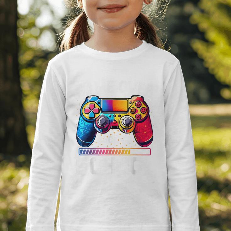 Game Over Back To School Tee Kids First Day School Graphic Toddler Long Sleeve Tee Game Over Back To School Tee Kids First Day School Graphic Toddler Long Sleeve Tee
