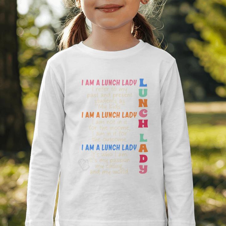 I'm A Lunch Lady Back To School Cafeteria Worker Squad Graphic Toddler Long Sleeve Tee