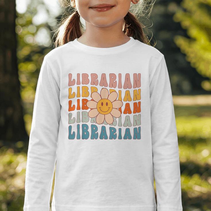 Librarian Retro Find Me At The Library Back To School Graphic Toddler Long Sleeve Tee Librarian Retro Find Me At The Library Back To School Graphic Toddler Long Sleeve Tee
