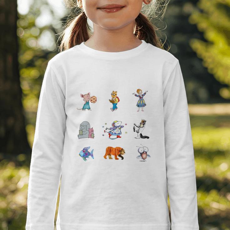 Read Book Characters I Can Do Hard Things Back To School Graphic Toddler Long Sleeve Tee Read Book Characters I Can Do Hard Things Back To School Graphic Toddler Long Sleeve Tee