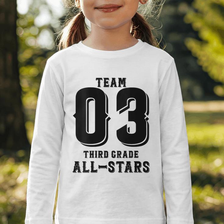 Team 3rd Grade All-Stars Back To School Tee For Stude Graphic Toddler Long Sleeve Tee Team 3rd Grade All-Stars Back To School Tee For Stude Graphic Toddler Long Sleeve Tee