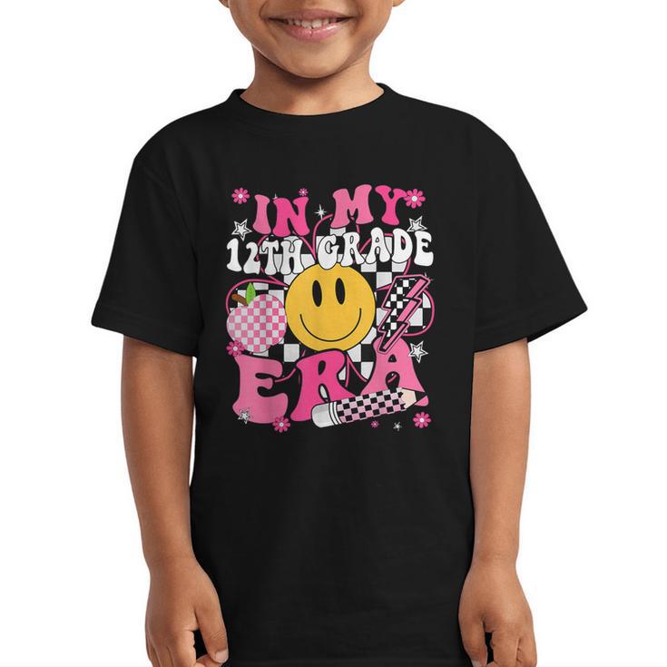 In My 12th Grade Era First Day Of School Back To School Girl Graphic Kid T-Shirt