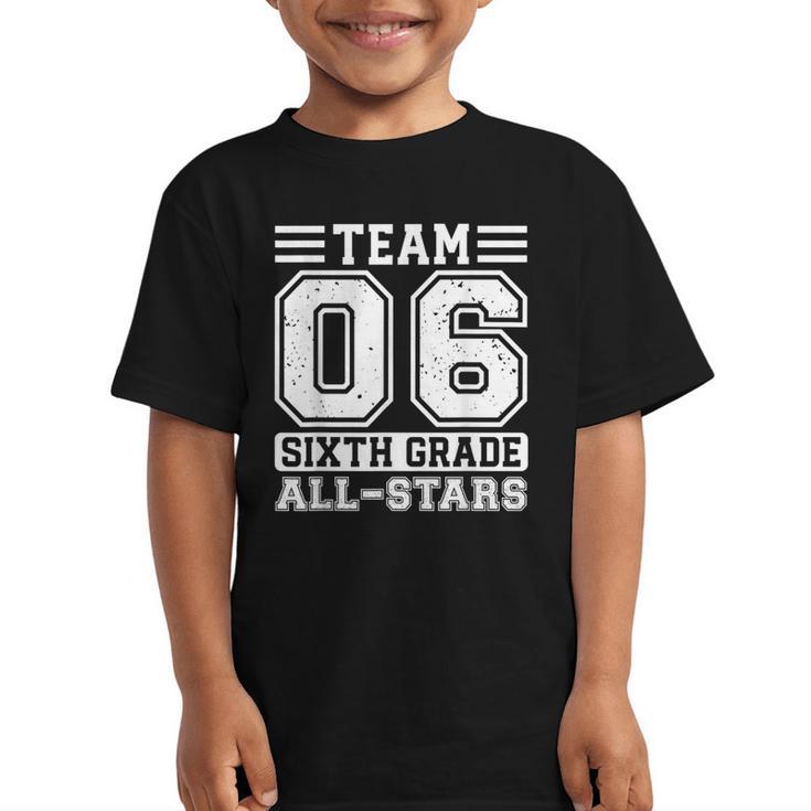 6th Grade Team T-Shirt Sixth Grade Back To School Graphic Kid T-Shirt