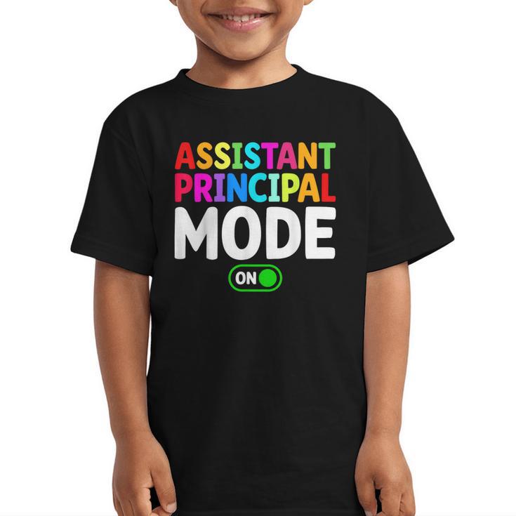 Assistant Principal Mode On Back To School Vice Principals Graphic Kid T-Shirt