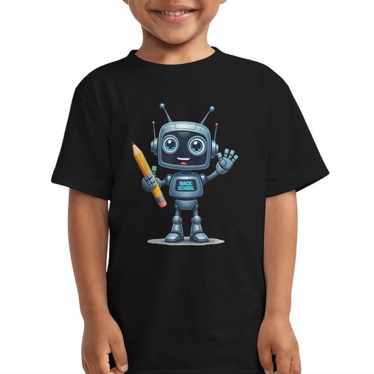 Back To School 2025 Robot Pencil For Kids Graphic Kid T-Shirt