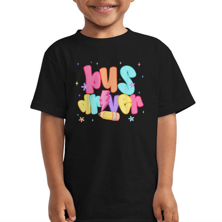 Back To School Bus Driver First Day Men Women Lighting Graphic Kid T-Shirt