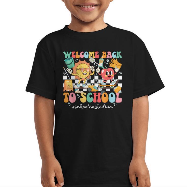 Back To School Custodian First Day Of School Custodian Graphic Kid T-Shirt