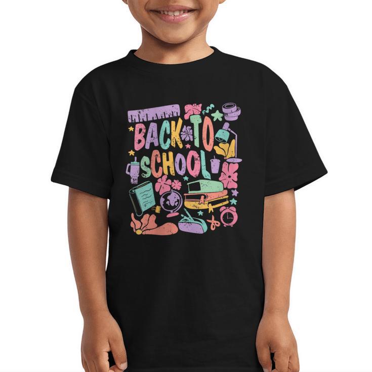 Back To School Fun Supplies Learning Graphic Kid T-Shirt