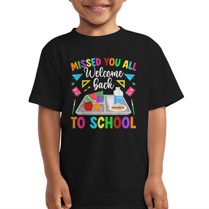 Back To School Lunch Lady First Day Of School Lunch Lady Graphic Kid T-Shirt