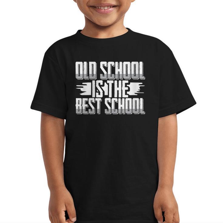 Back To School Vibes Old School Is The Best School Graphic Kid T-Shirt