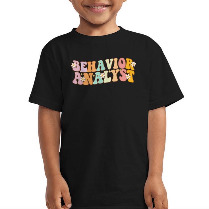 Behavior Analyst Fun Back To School Appreciation Graphic Kid T-Shirt
