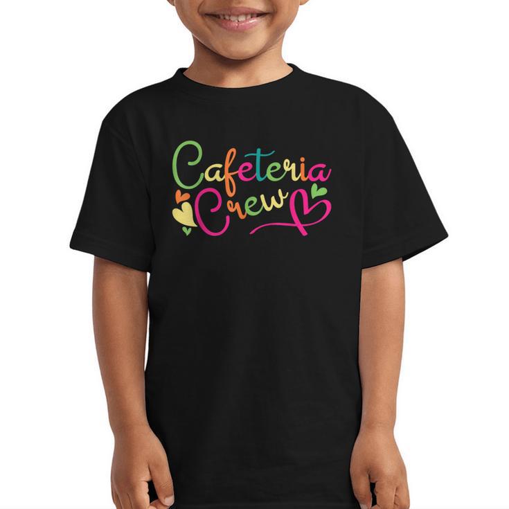 Cafeteria Crew Back To School Lunch Lady Worker Squad Graphic Kid T-Shirt