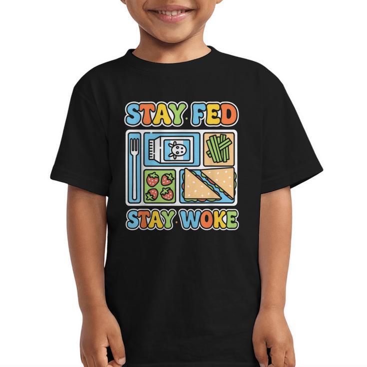 Cafeteria Crew Tour Welcome Back To School Lunch Lady Graphic Kid T-Shirt