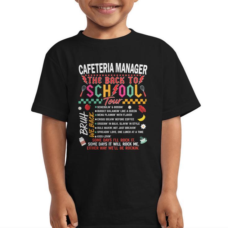 Cafeteria Manager School Cafeteria Crew Back To School Graphic Kid T-Shirt