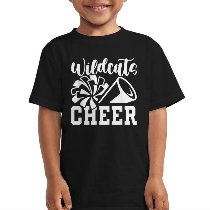 Cheer Wildcats Back To School Spirit Graphic Kid T-Shirt