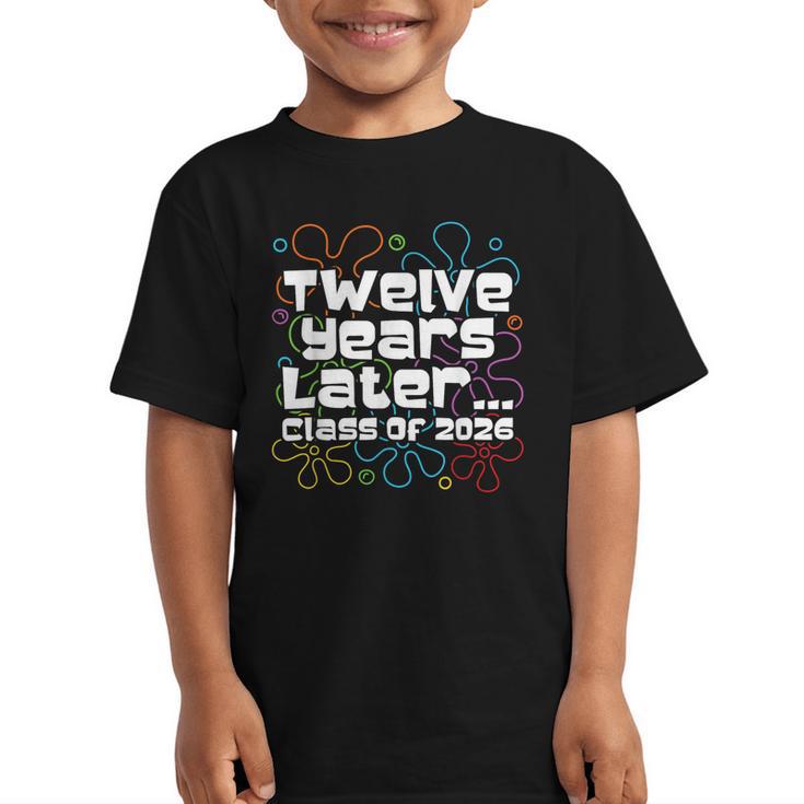 Class Of 2026 Senior Twelve Years Later Back To School Graphic Kid T-Shirt