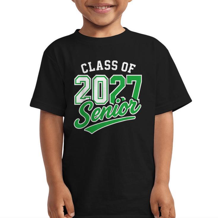 Class Of 2027 Senior 2027 Back To School Graduation 2027 Graphic Kid T-Shirt