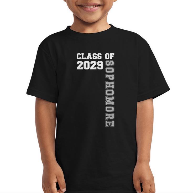 Class Of 2029 Sophomore 2029 Back To School Graphic Kid T-Shirt