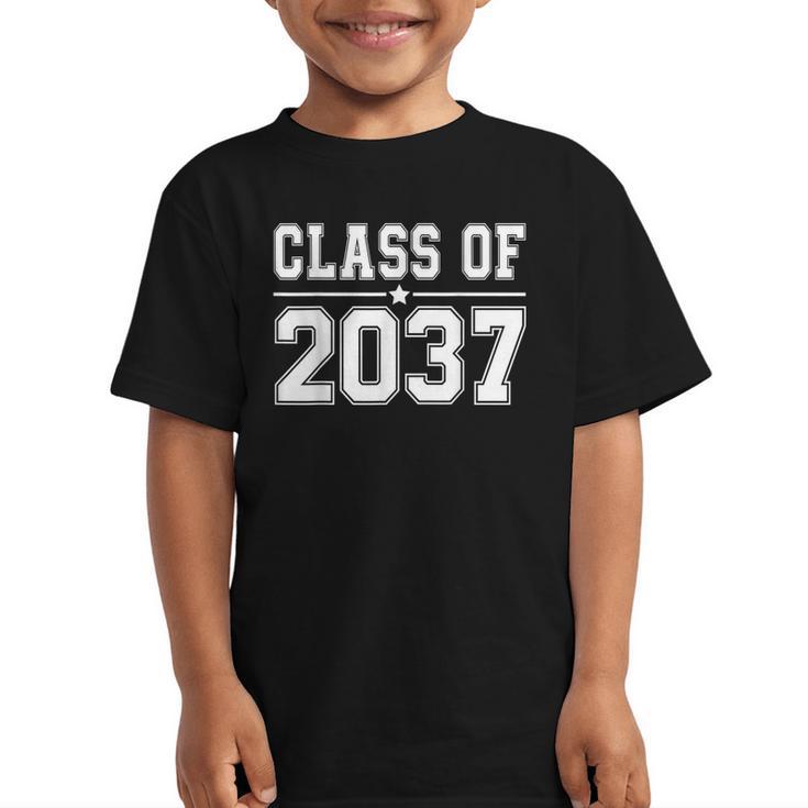 Class Of 2037 Grow With Me Back To School Kindergarten 2037 Graphic Kid T-Shirt