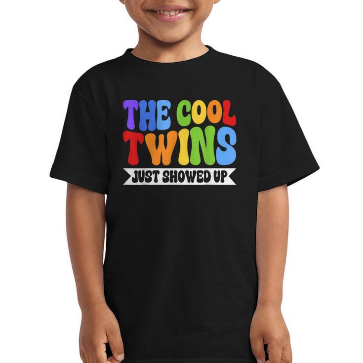 Cool Twins Just Showed Up Kid Boy Teen Twin Back To School Graphic Kid T-Shirt