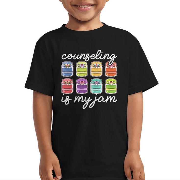 Counseling Is My Jam School Counselor Back To School Graphic Kid T-Shirt Counseling Is My Jam School Counselor Back To School Graphic Kid T-Shirt