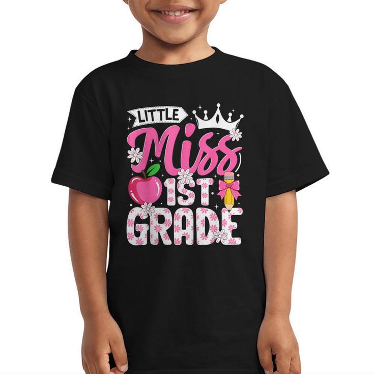 Cute Back To School 1st Grade Girls Kids First Day Of School Graphic Kid T-Shirt