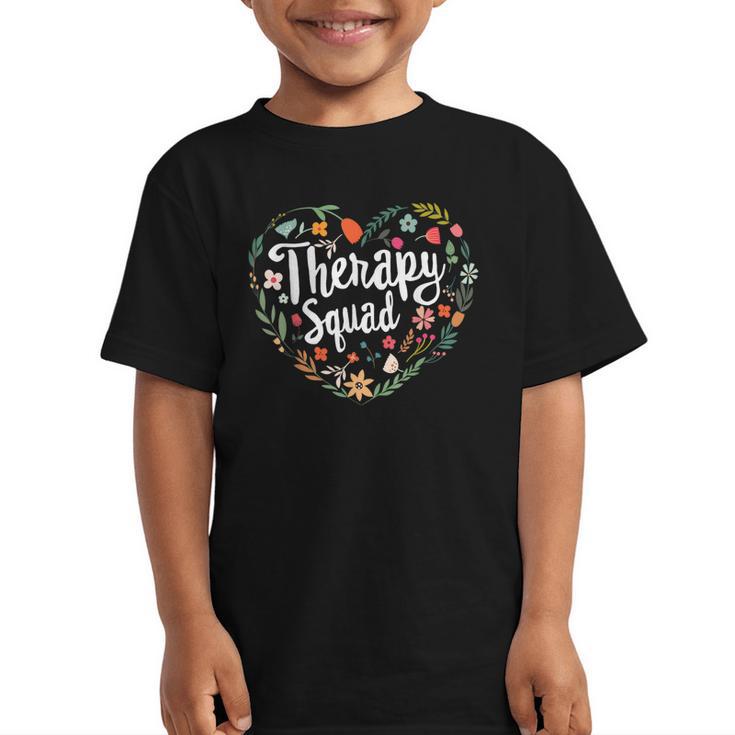 Cute Therapy Squad Physical Therapist Team Back To School Graphic Kid T-Shirt