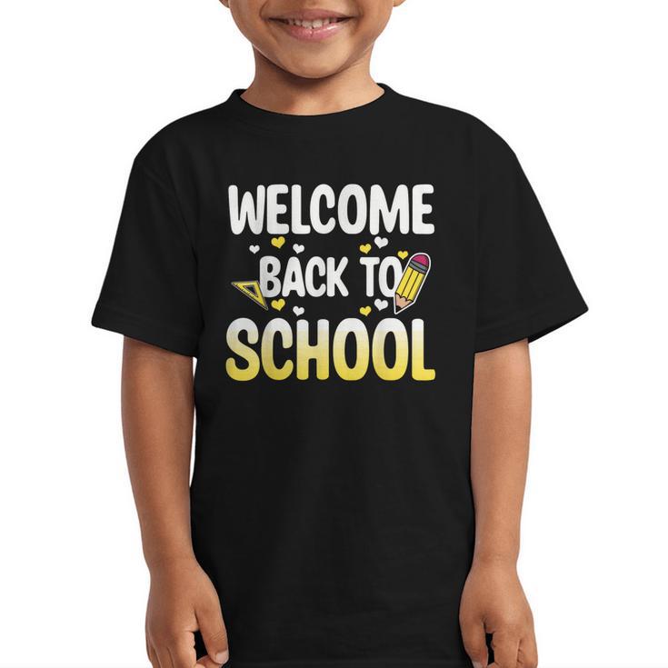 Cute Welcome Back To School 1st Day Back To School First Day Graphic Kid T-Shirt