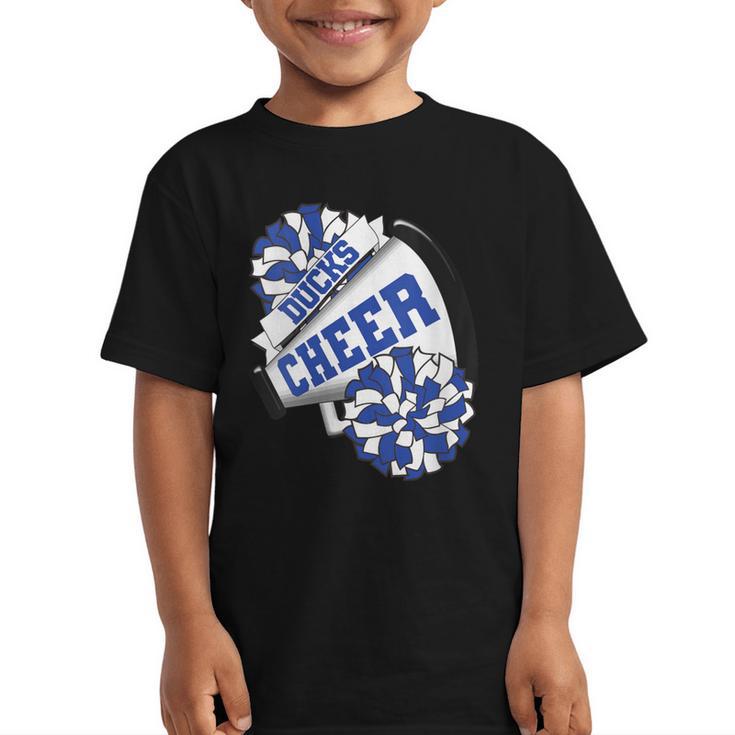 Ducks Cheer Back To School Cheerleading Spirit B Graphic Kid T-Shirt