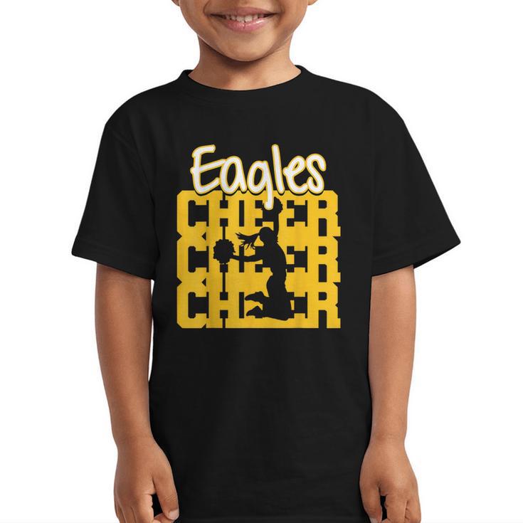 Eagles Cheer Back To School Cheerleading Spirit GY Graphic Kid T-Shirt