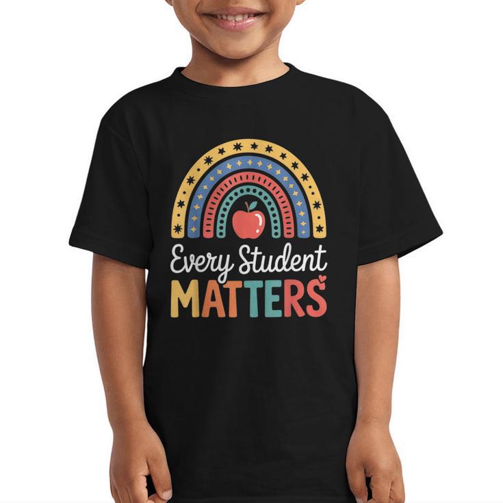 Every Student Matters Paraprofessional Back To School Graphic Kid T-Shirt