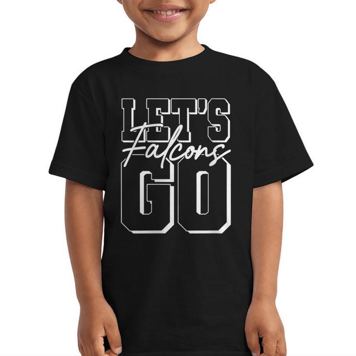 Falcon Back To School Spirit Graphic Kid T-Shirt