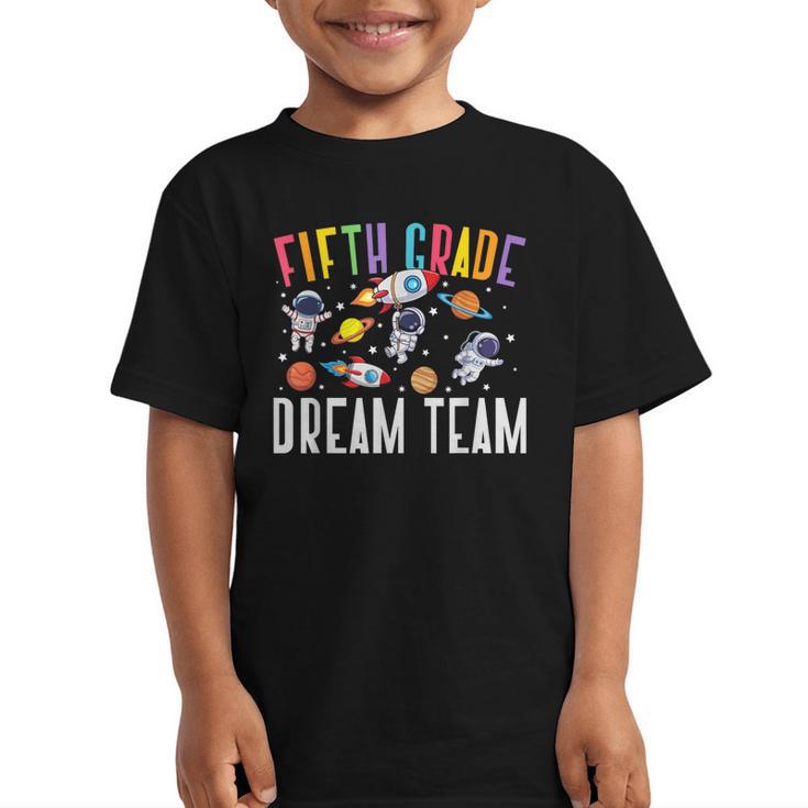 Fifth Grade Dream Team Astronaut 5th Grade Back To School Graphic Kid T-Shirt