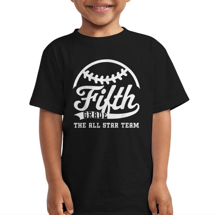 Fifth Grade All Star Team Back To School Graphic Kid T-Shirt