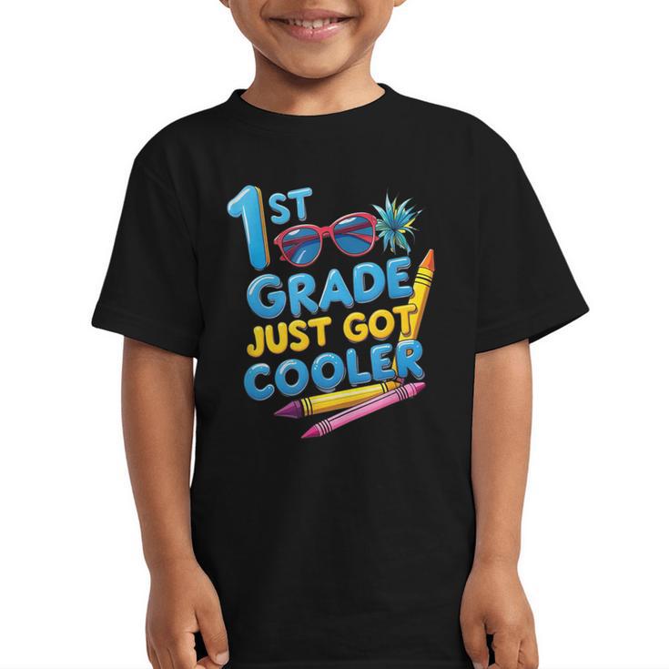 First Day Of First Grade Shirt Boys Girls Back To School Graphic Kid T-Shirt