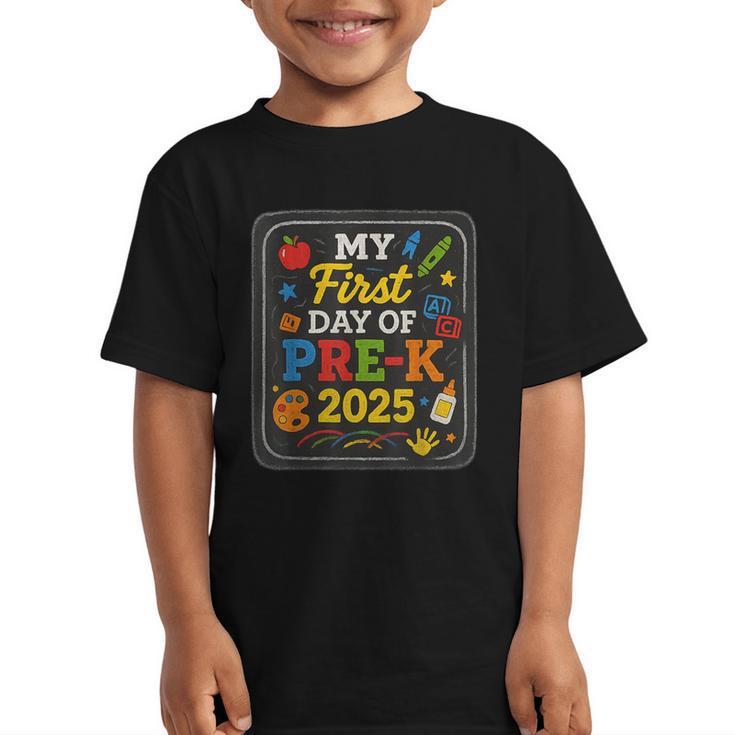My First Day Of Pre-K 2025 Back To School Kids Graphic Kid T-Shirt