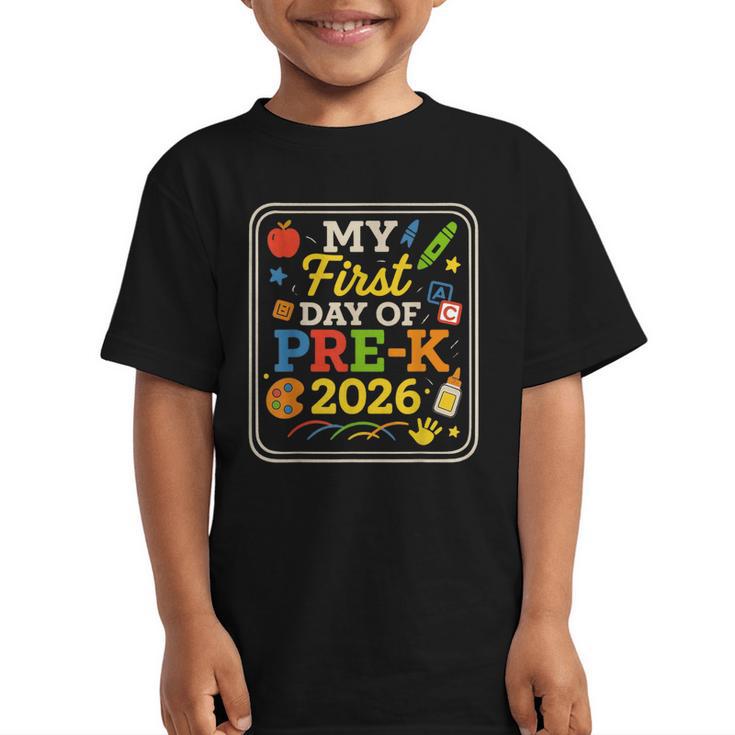My First Day Of Pre-K 2026 Back To School Kids Graphic Kid T-Shirt