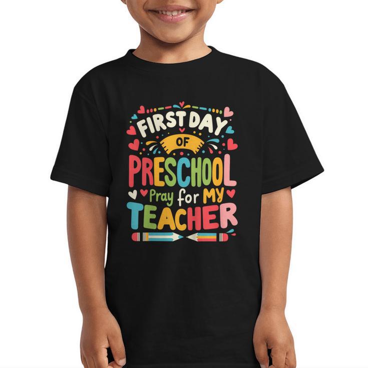 First Day Of Preschool Pre K Student Toddler Back To School Graphic Kid T-Shirt