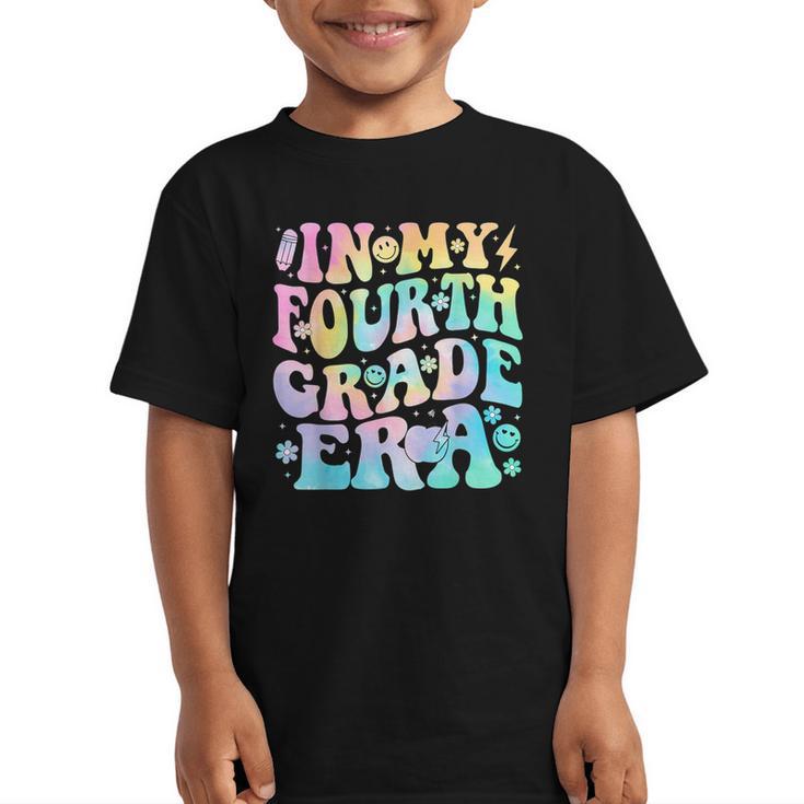 In My Fourth Grade Era Girl Tie Dye 4th Grade Back To School Graphic Kid T-Shirt