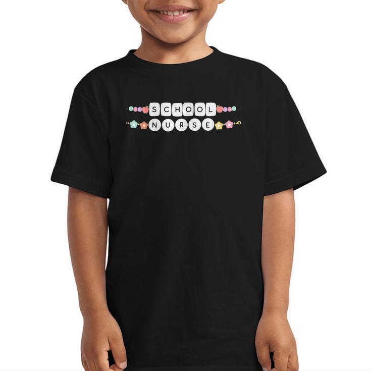 Friendship Bracelet School Nurse Appreciation Back To School Graphic Kid T-Shirt