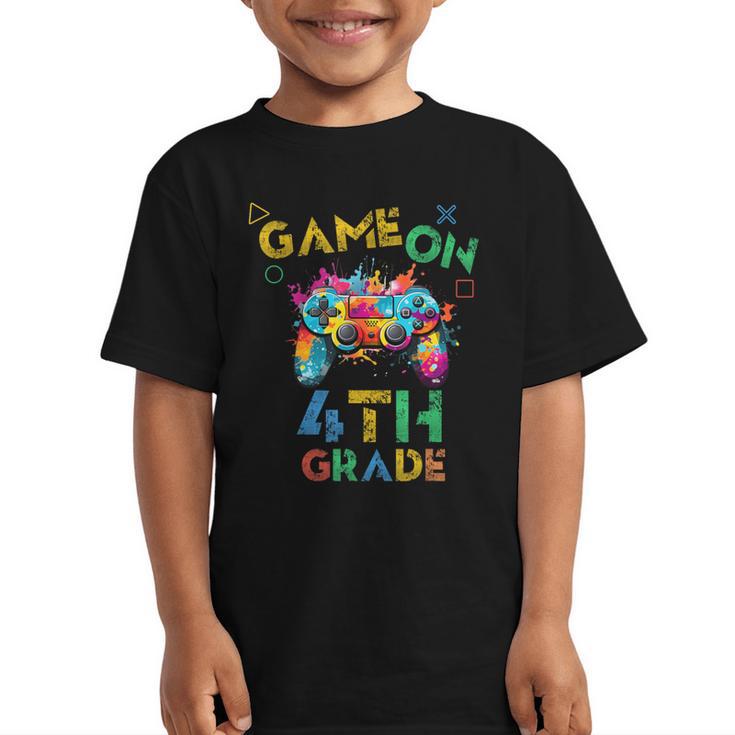 Game On 4th Grade Boys Kids Back To School Graphic Kid T-Shirt