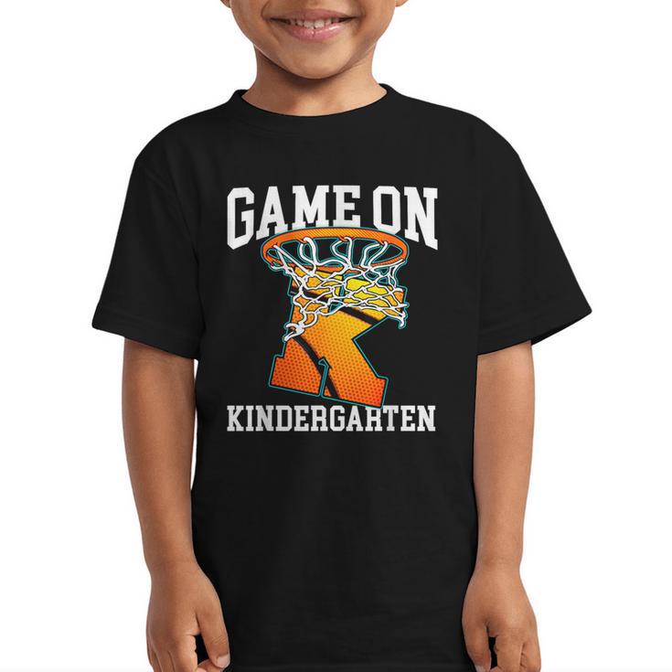 Game On Kindergarten Basketball Back To School Student Boys Graphic Kid T-Shirt