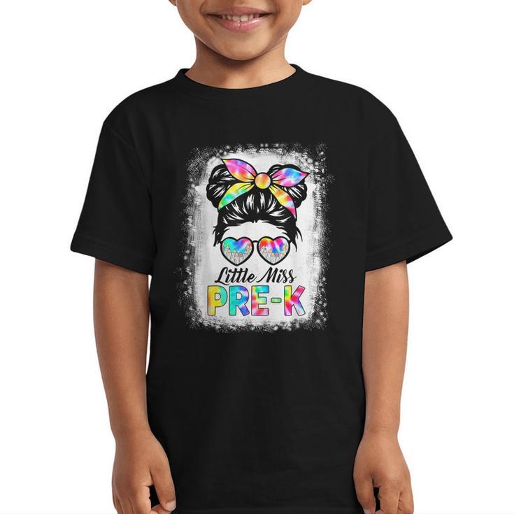 Girls PRE-K Preschool Back To School Cute Little Miss Pre-k Graphic Kid T-Shirt