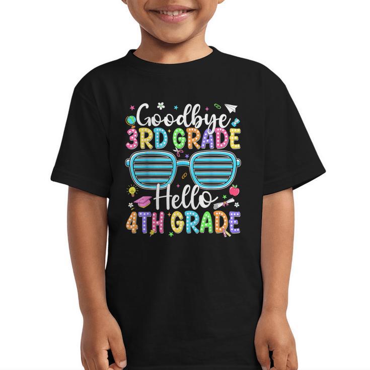 Goodbye 3rd Grade Hello 4th Grade Graduation Back To School Graphic Kid T-Shirt