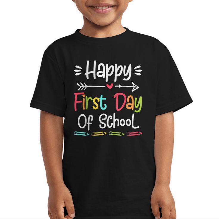 Happy First Day Of School Back To School Kids Students Graphic Kid T-Shirt